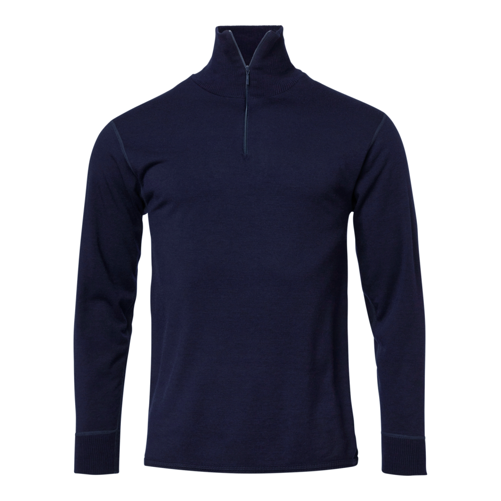 TRÖJA GROUNDED ZIP ULLFROTTE XXXL