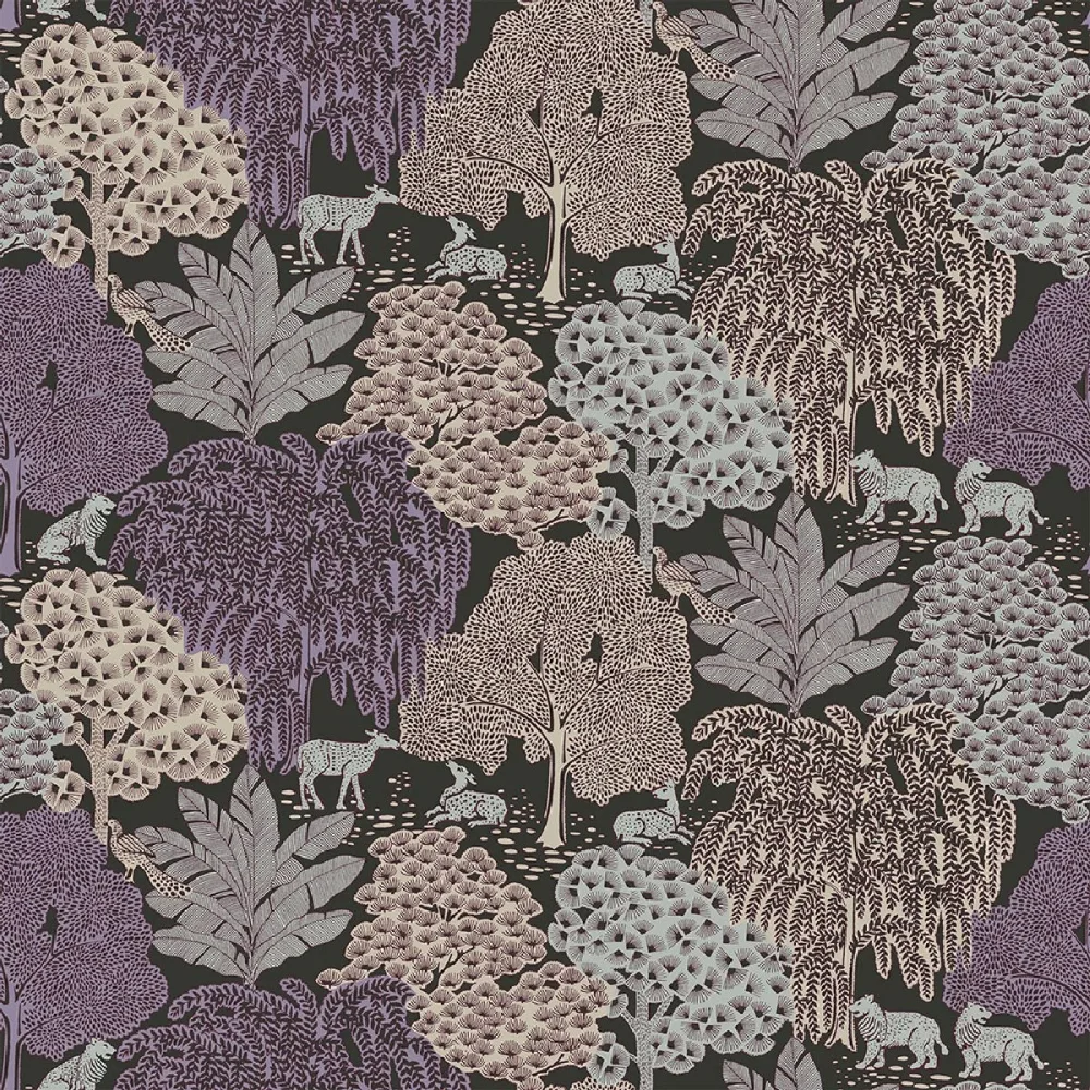 Laura Ashley Vol. 3 Garwood Grove 121087 Lila Tapet | Stuvbutiken - Bild 2