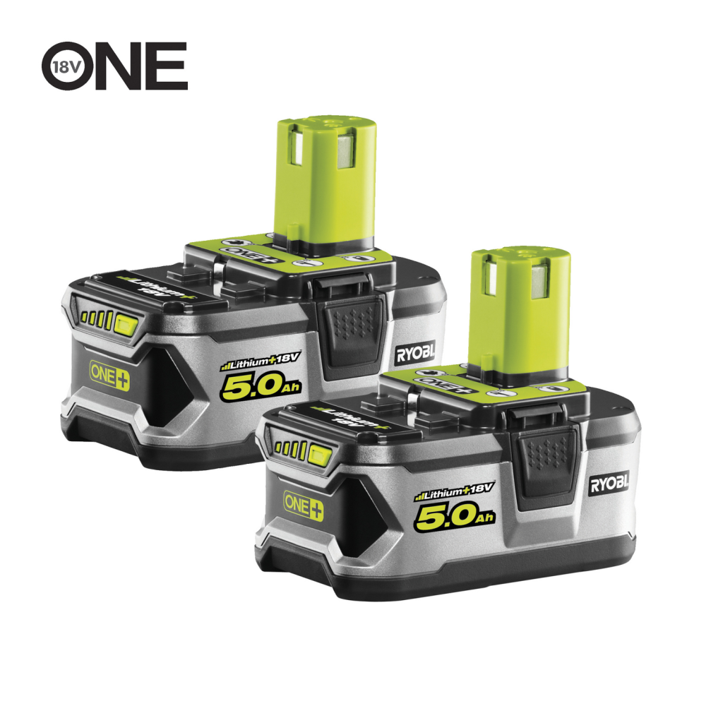 BATTERIDISPLAY RYOBI ONE+ 24ST RB18LL50 2ST BATTERI