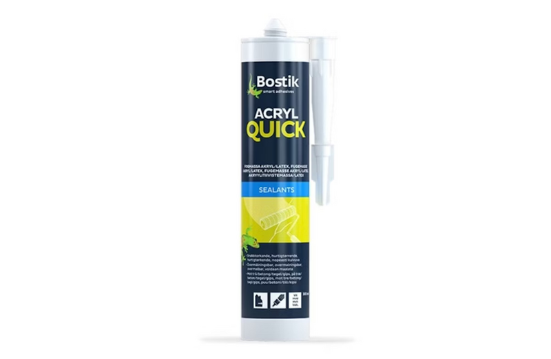 FOGMASSA BOSTIK BOSTIK AKRYL ACRYLIC QUICK VIT 0,3L