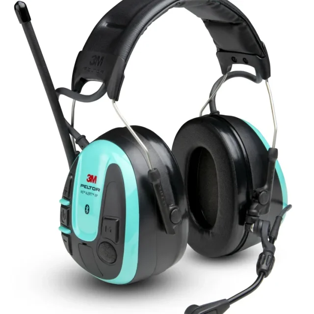 3M Peltor WS Alert XP+ Hörselskydd Bluetooth & mobilapplikation, hjässbygel