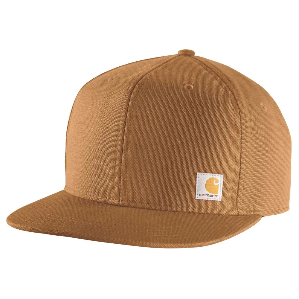 Carhartt Firm Duck Flat Brim Cap Keps Svart - Bild 2