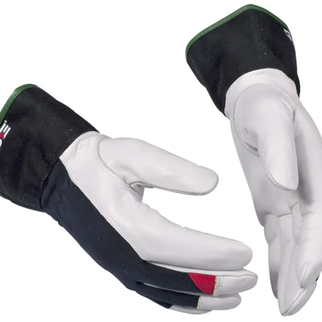 Guide Gloves 344 Handske läder, skärskydd, bomull 12