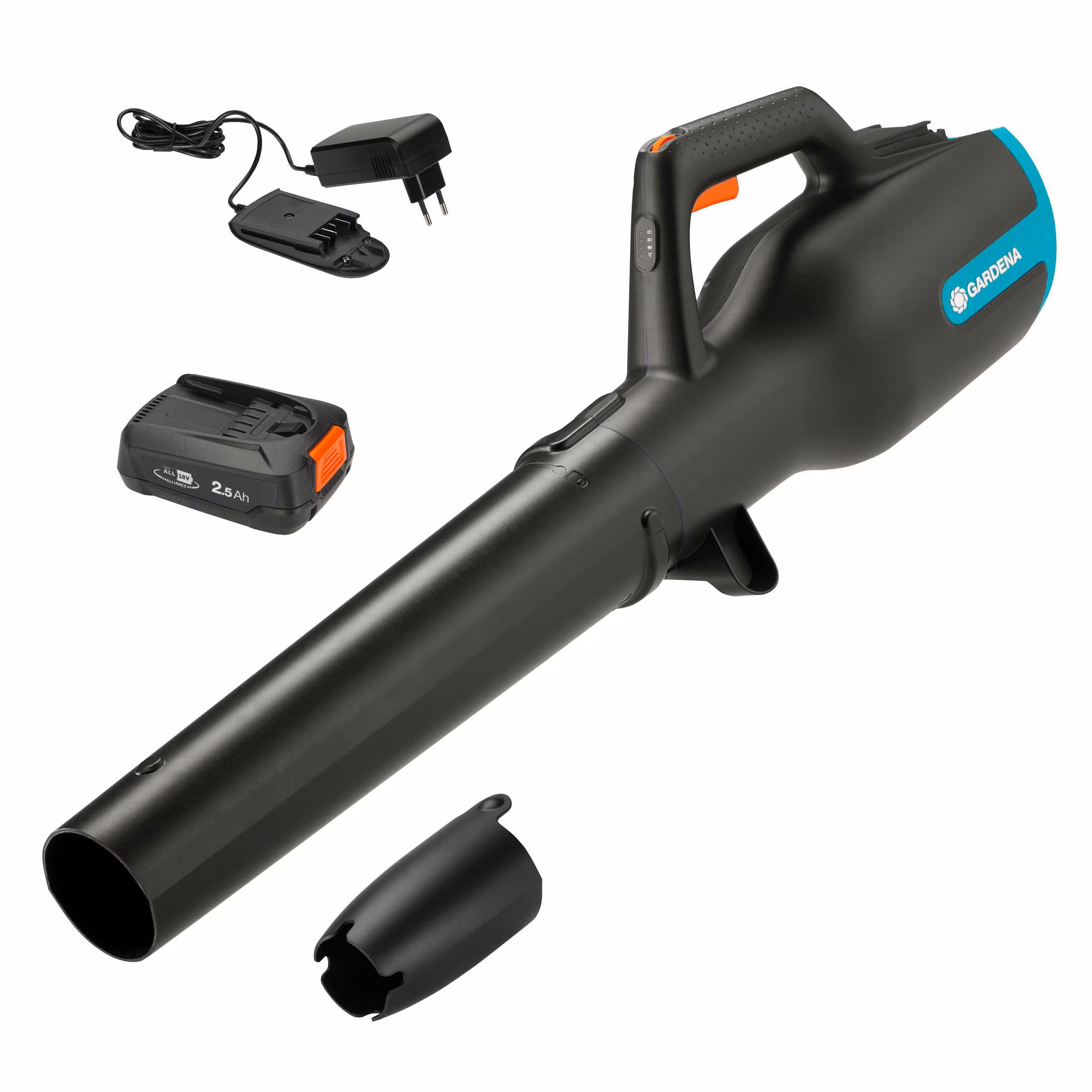 Kjøp Gardena Laueblåser PowerJet 18V P4A, med batteri og lader.