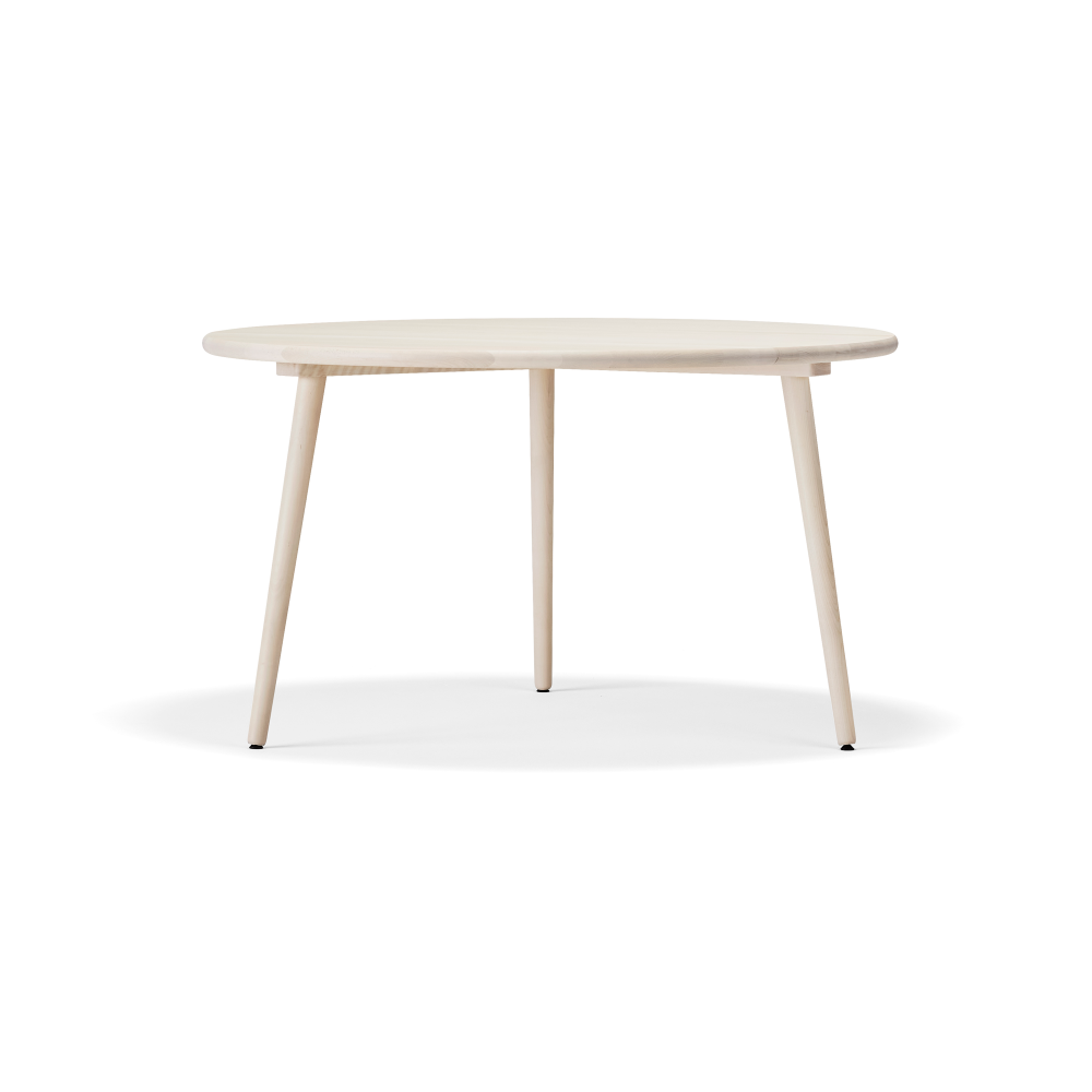 Miss Tailor bord Ø130 cm, Björk ljus mattlack