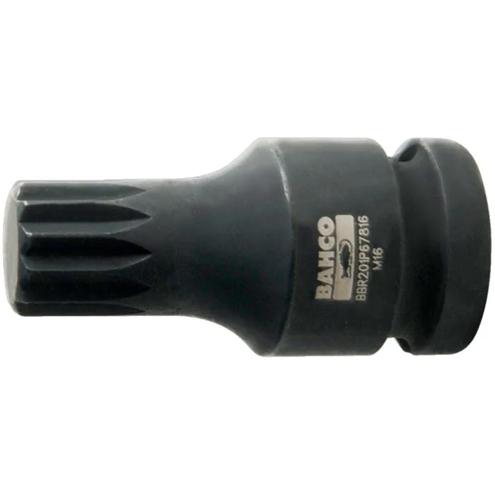 Bahco BBR201P67818 Kraftbitshylsa 1/2", för XZN-skruv M18 x 78 mm