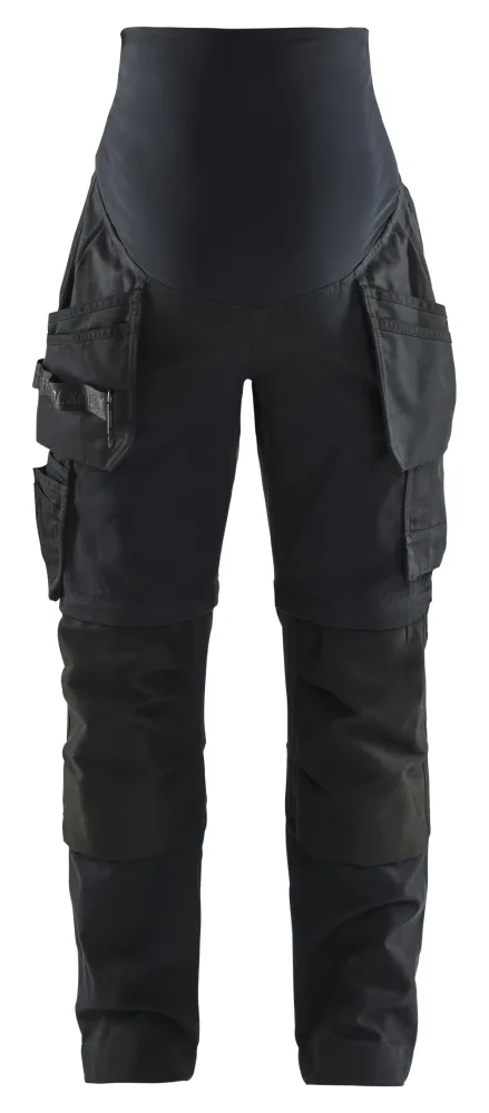 Blåkläder 710216421099XXL Gravidbyxa vit, zip-off Vit - Bild 2