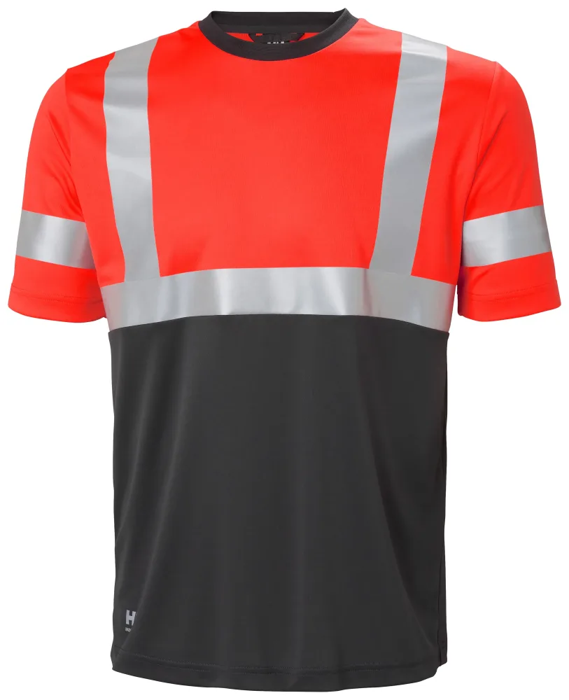 Helly Hansen Workwear Addvis 79254_369 T-shirt gul/svart, varsel XL