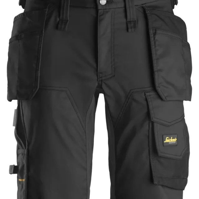 Snickers Workwear 6141 AllroundWork Arbetsshorts grå/svart Grå/Svart