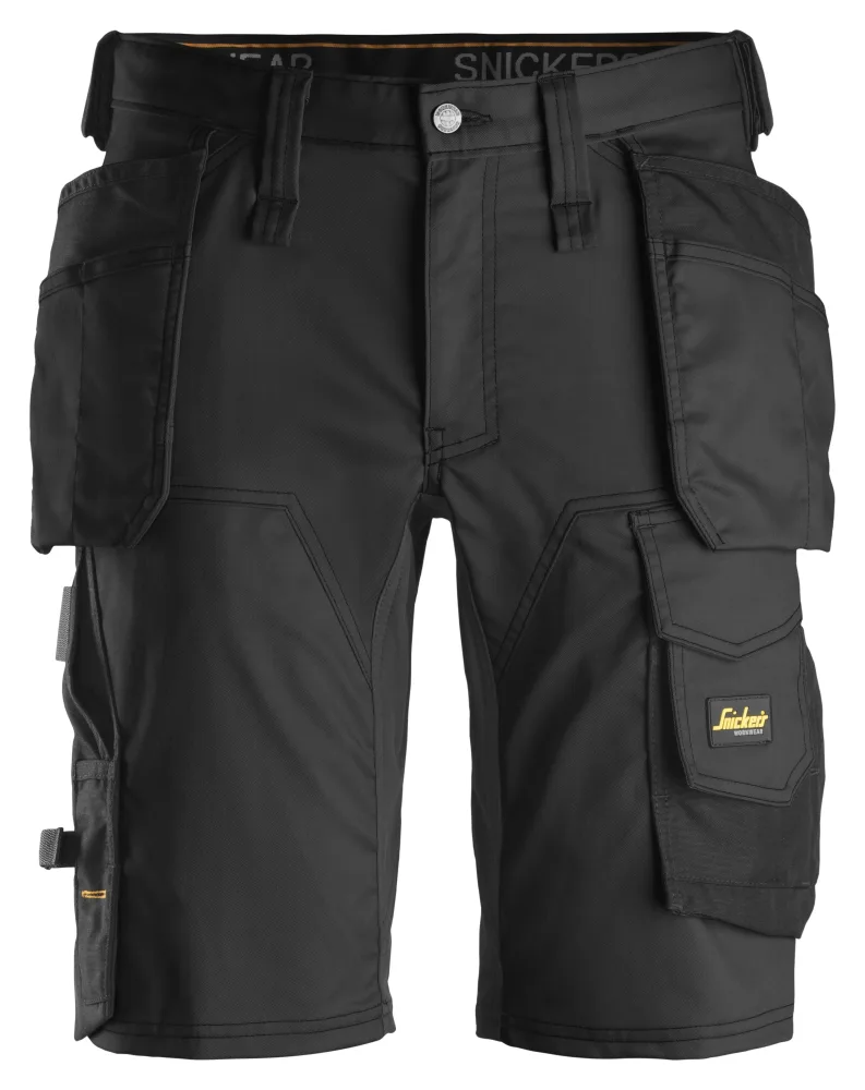 Snickers Workwear 6141 AllroundWork Arbetsshorts grå/svart Grå/Svart