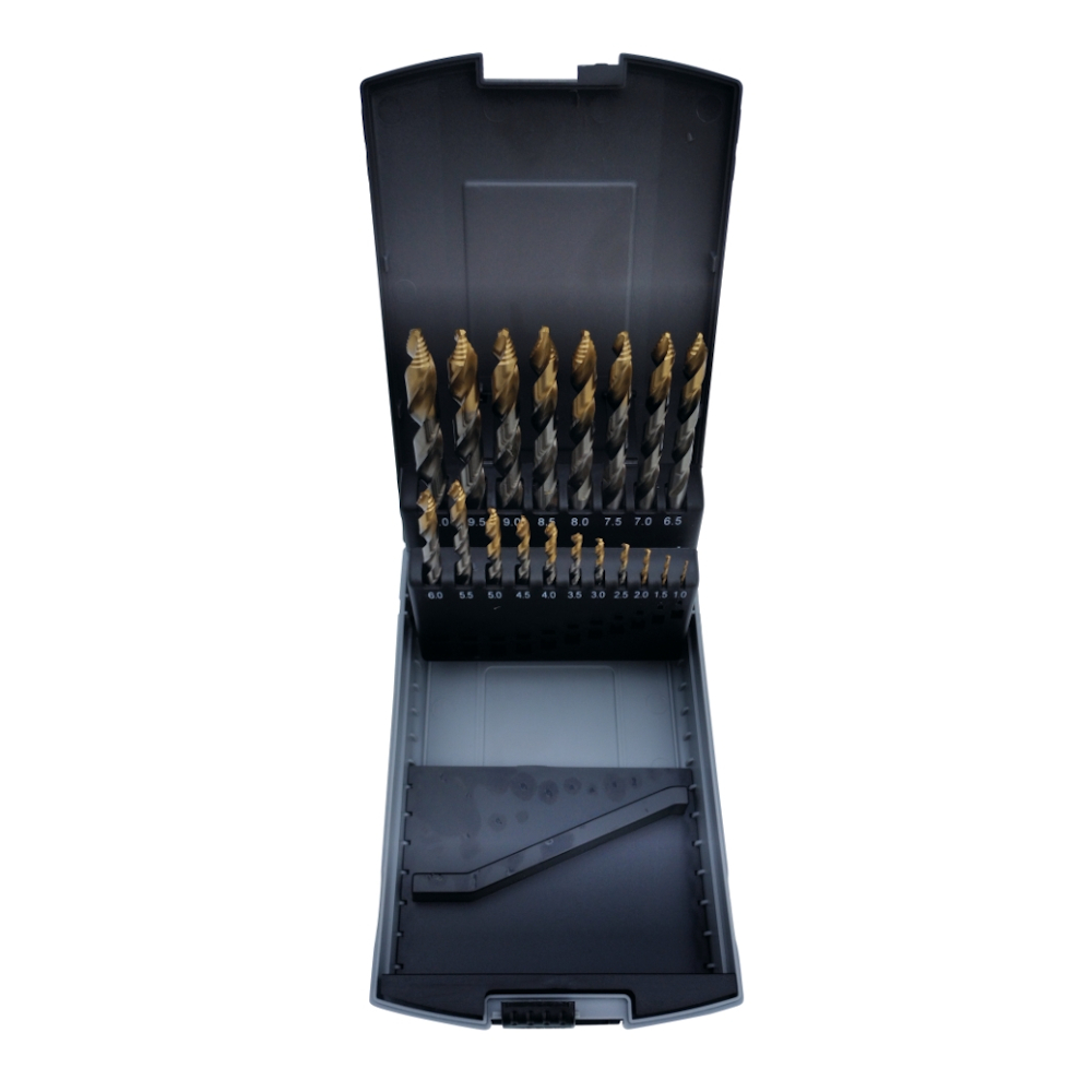 Borrkassett PK 19-Delar Twist Tip XS Wemax
