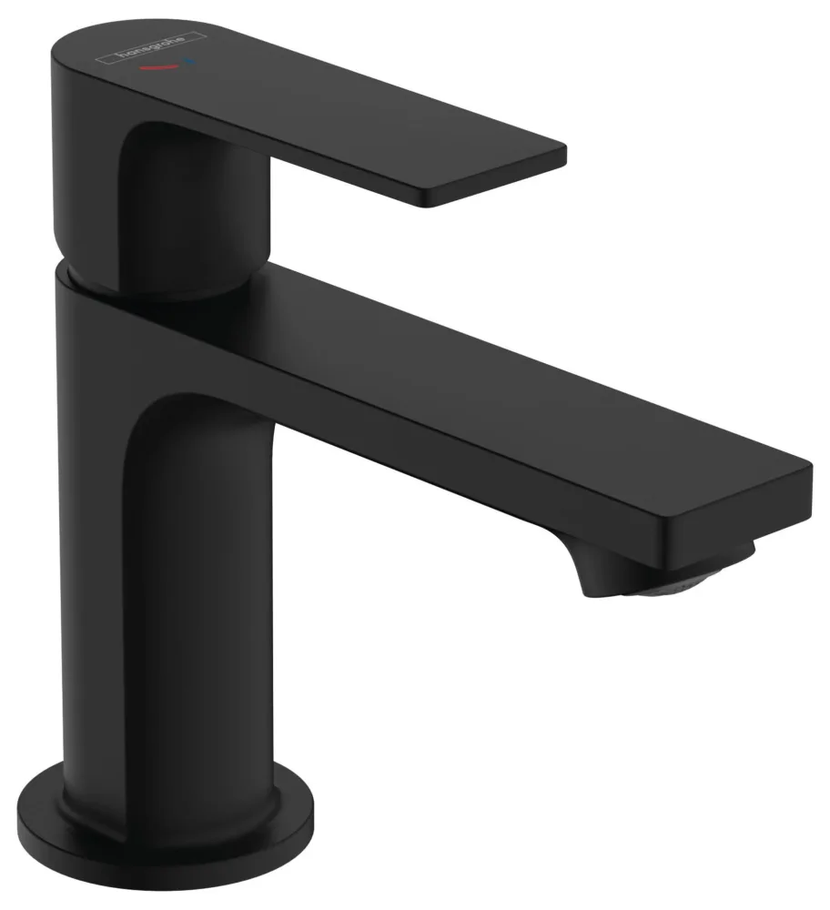 Hansgrohe Rebris E 80 Tvättställsblandare utan lyftventil Svart - Bild 2
