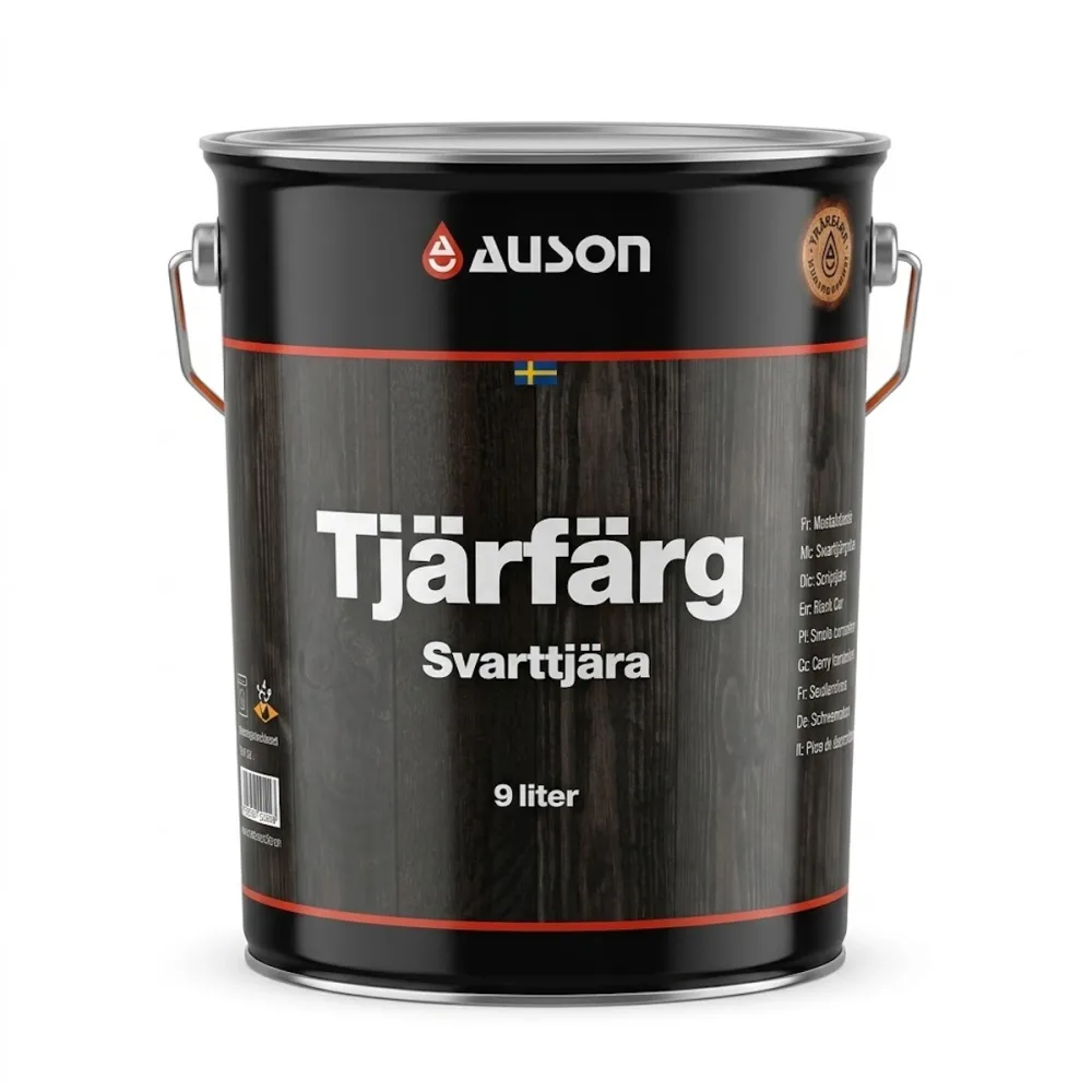 Köp Auson Svarttjära 9L Svart, Snabb Leverans, hos Velltra