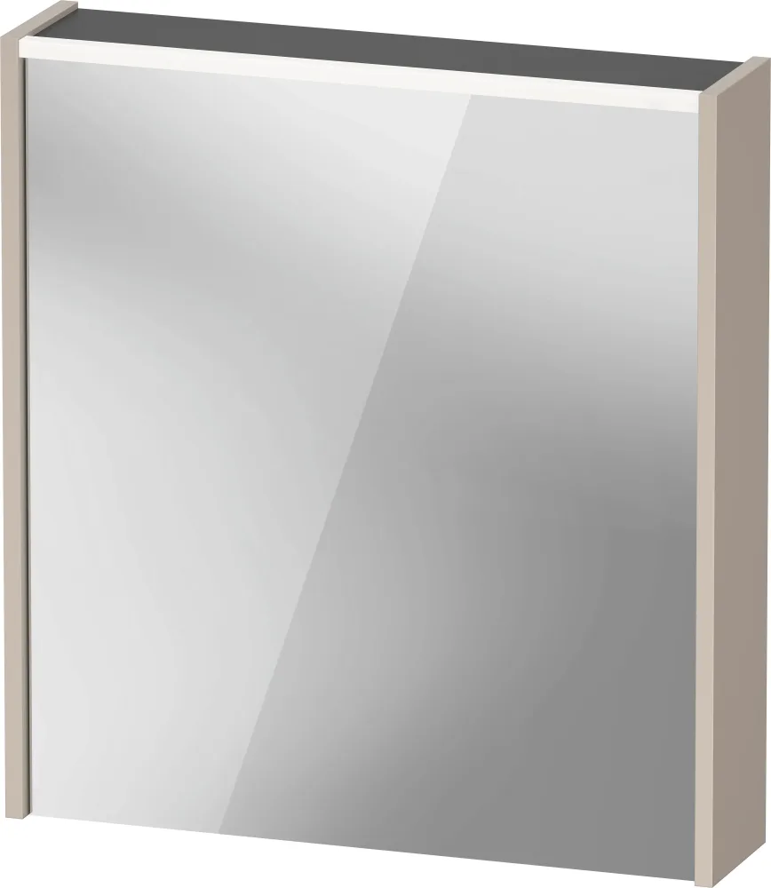 Duravit D-Code Spegelskåp 650x148x700, högeröppnade Taupe - Bild 2