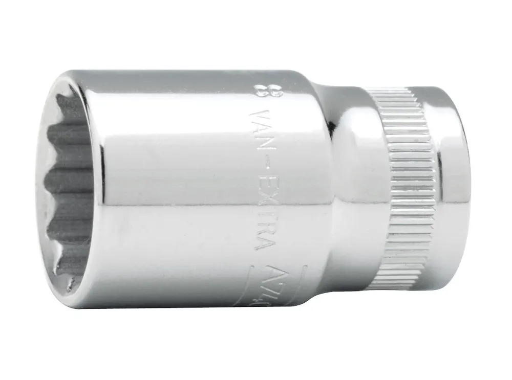 Bahco A7400DZ-7/16 Tolvkanthylsa 3/8", tum 7/16"