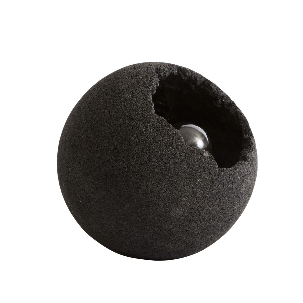 Crust golvlampa 21 cm, Matt svart