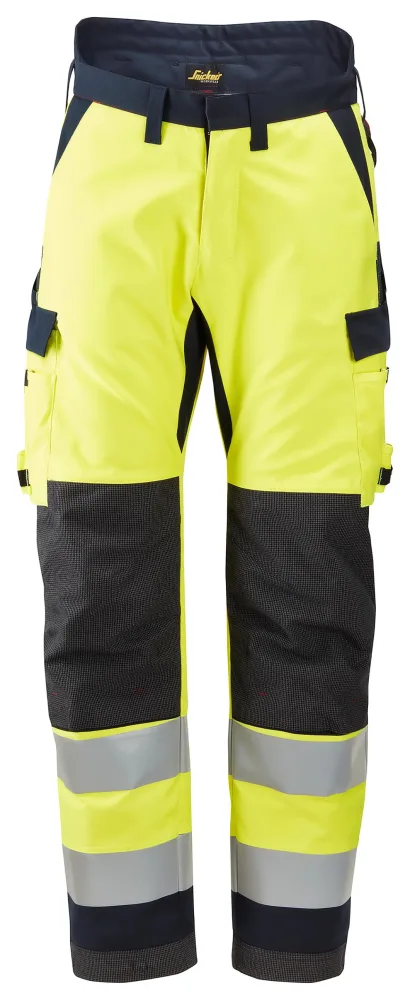 Snickers Workwear 6663 Vinterbyxa varsel, gul/marinblå 104