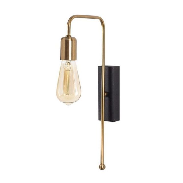 Vägglampa Mo Rany / Svart