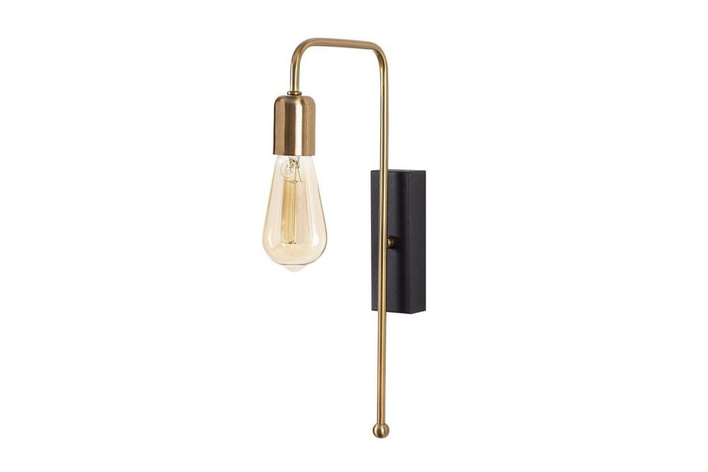 Vägglampa Mo Rany / Svart