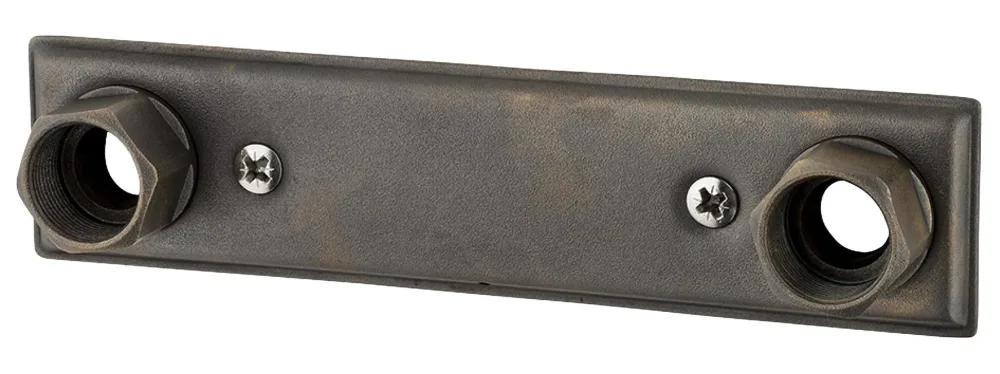 Mora 630282.25 Blandarfäste M26x1,5 150 c/c, rustik mässing 15 mm - Bild 2