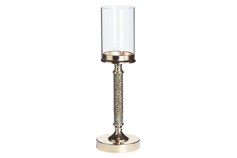 Ljusstake Abbeville Guld, 13x13x41 cm