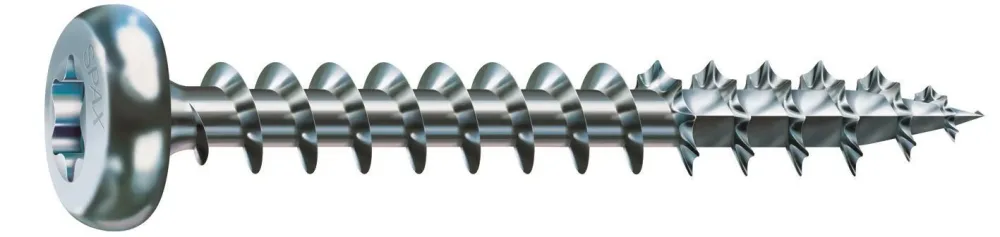 SPAX 0201010450455 Träskruv 4,5 mm TKT, FZB ETA-12/0114 4.5 mm