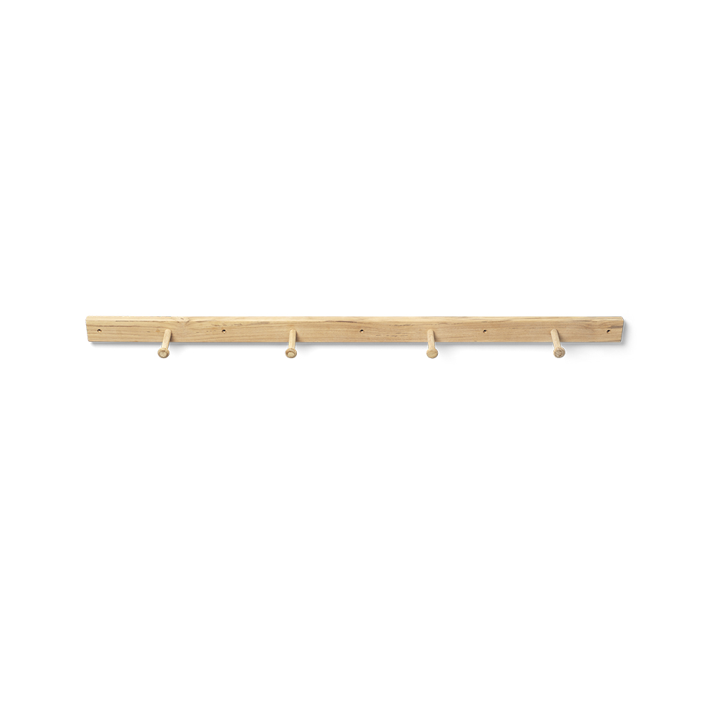 BM5270 vägghängare obehandlad teak, 121,5 cm