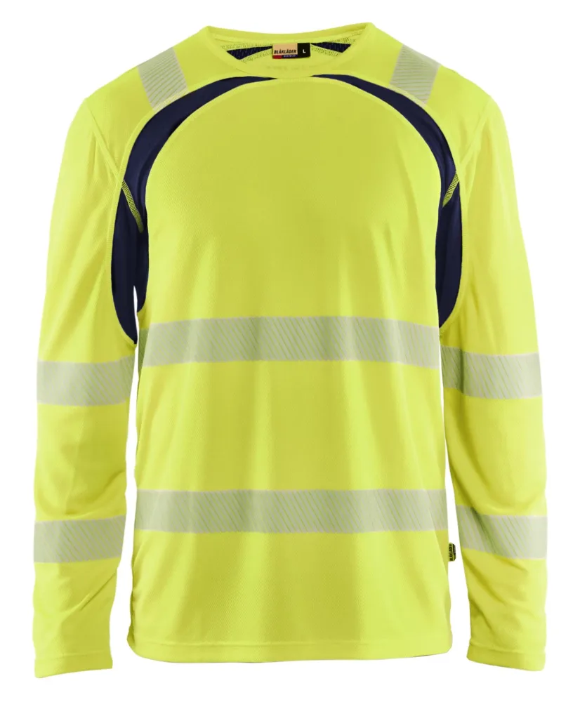 Blåkläder 359910135599XS T-shirt varsel, röd/svart Röd/svart