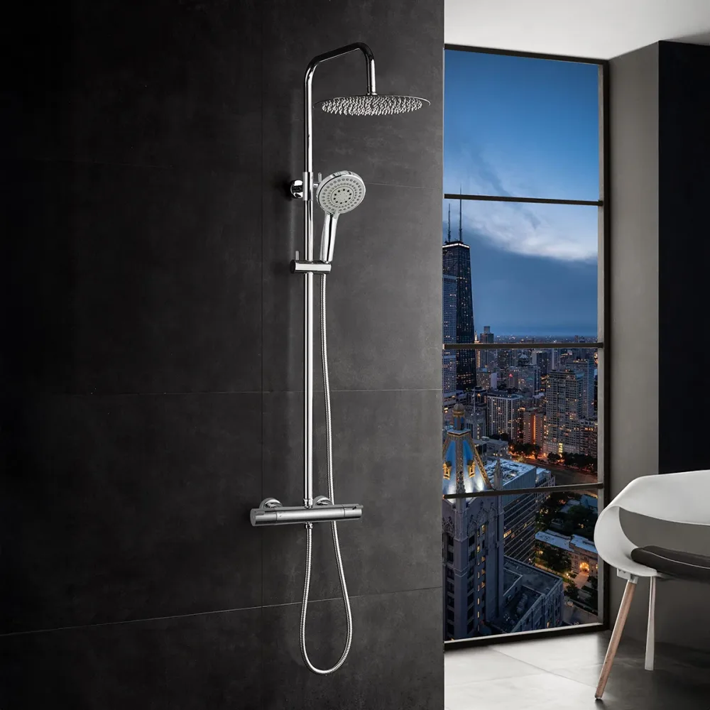 Takdusch Lux Blank, Krom, 150mm | Stuvbutiken