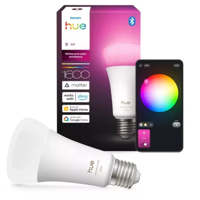 Philips Hue Huewca 929003853601 Ljuskälla E27, 11,8W, 1600 lm, RGBW