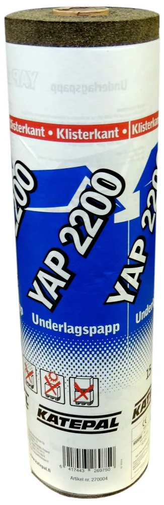 TECCA YAP 2000 Underlagspapp 10 x 1 m, klisterkant