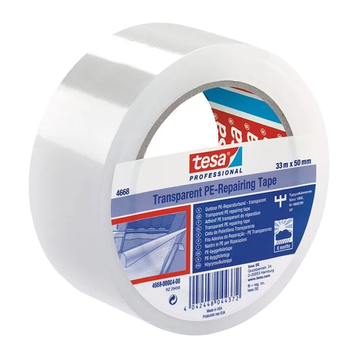 Tesa 4668 Byggfolietejp 33 m x 50 mm, SITAC-godkänd