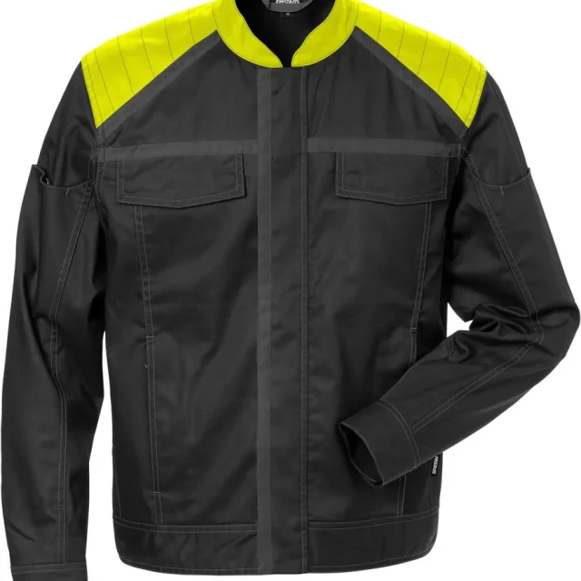 Fristads 4555 STFP Jacka svart/gul M