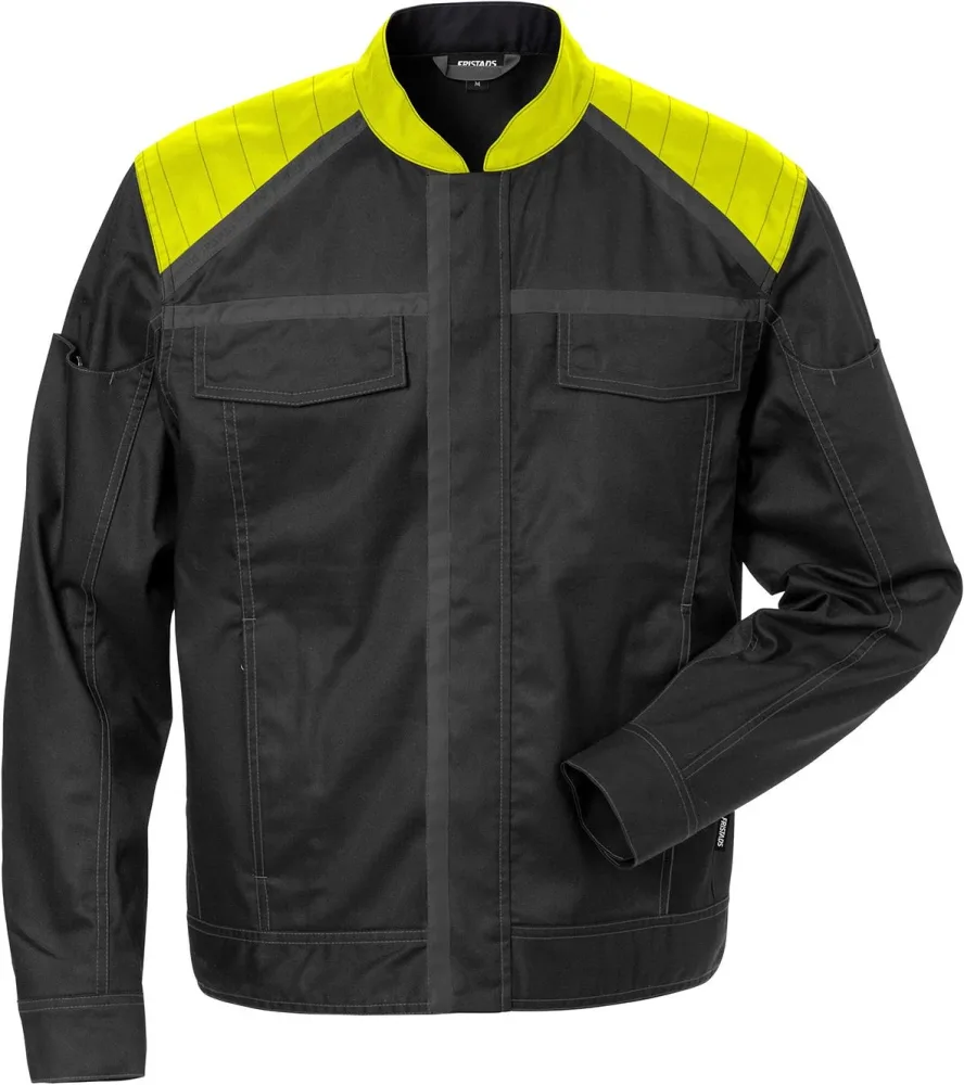 Fristads 4555 STFP Jacka svart/gul M