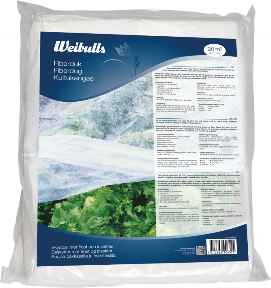 Weibulls Fiberduk 2x10 m