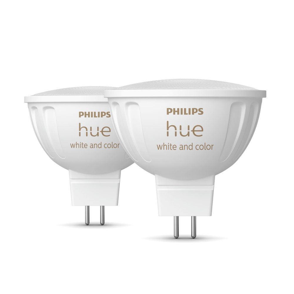 Kjøp Philips Hue LED-lampe MR16 HUE, WA, 12V, GU5,3, 6,3W, 2-pakning