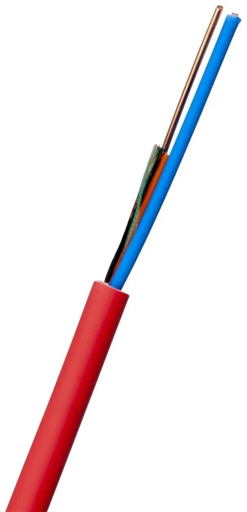 Nexans EQQYB EASY Larmkabel 10x2x1.0 mm, röd 1 m, kapad