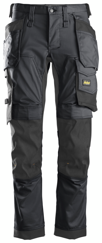 BYXA SNICKERS WORKWEAR STRETCH STÅLGRÅ/SV 52, HF AW
