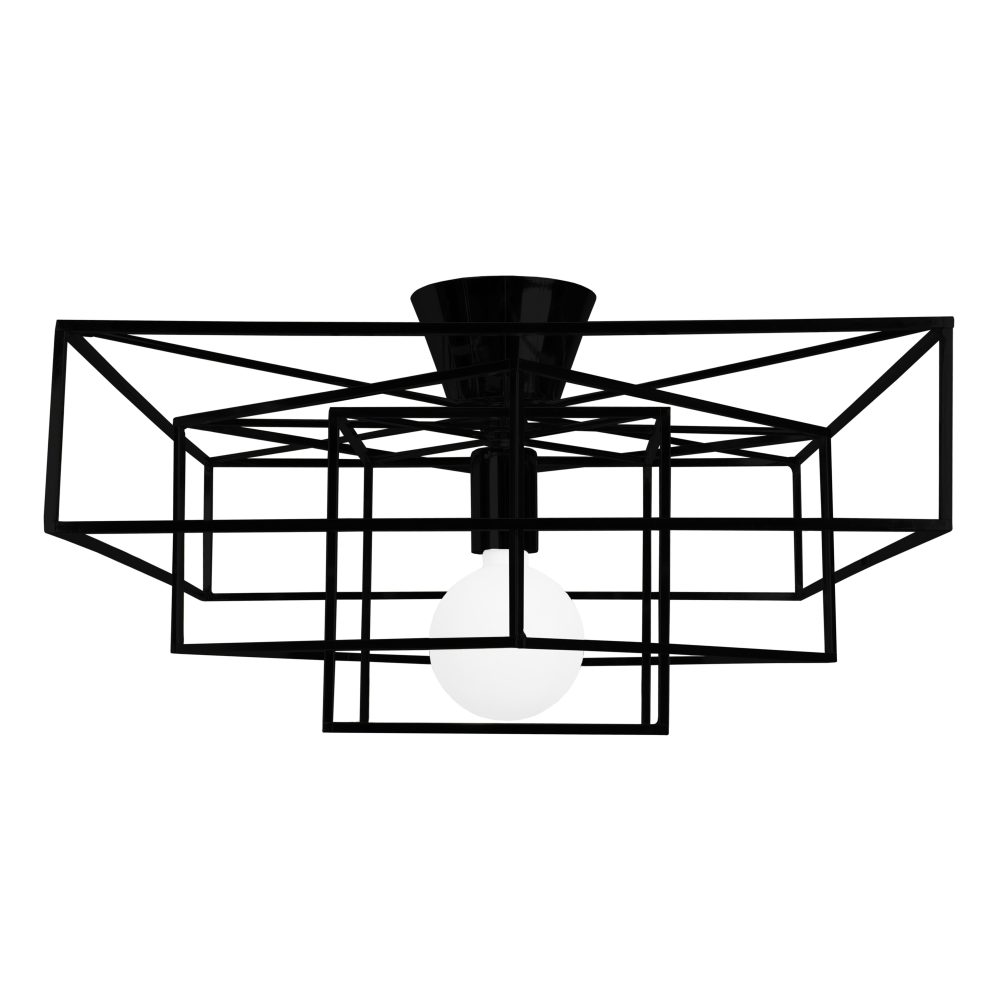Cube plafond, svart