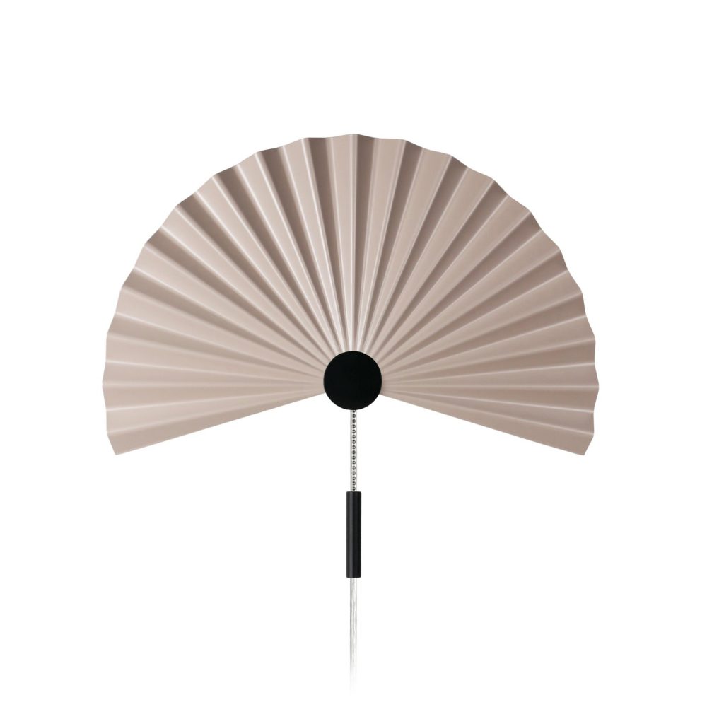 Zen vägglampa 35 cm, Mud-black