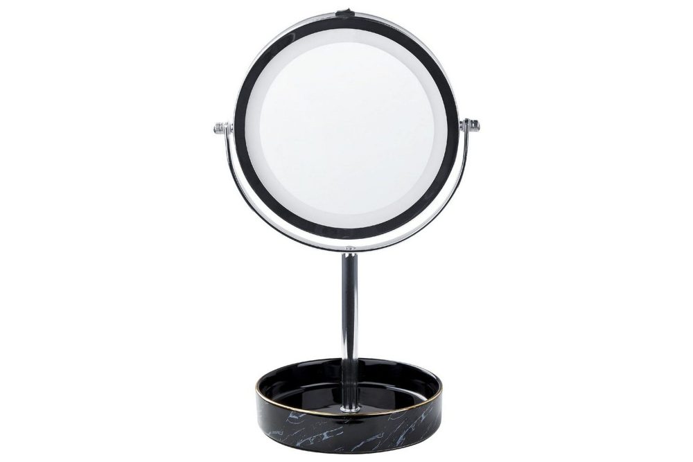 Sminkspegel Savoie Silver/Svart