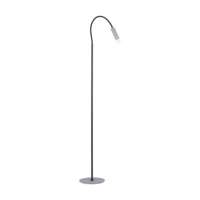 PURE-GEMIN golvlampa, aluminium