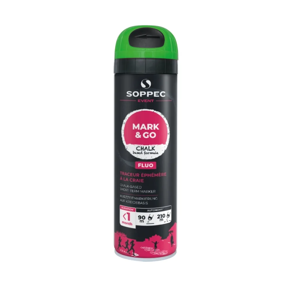 Köp Soppec Kritspray Fluo Grön 500ml | Snabb Leverans
