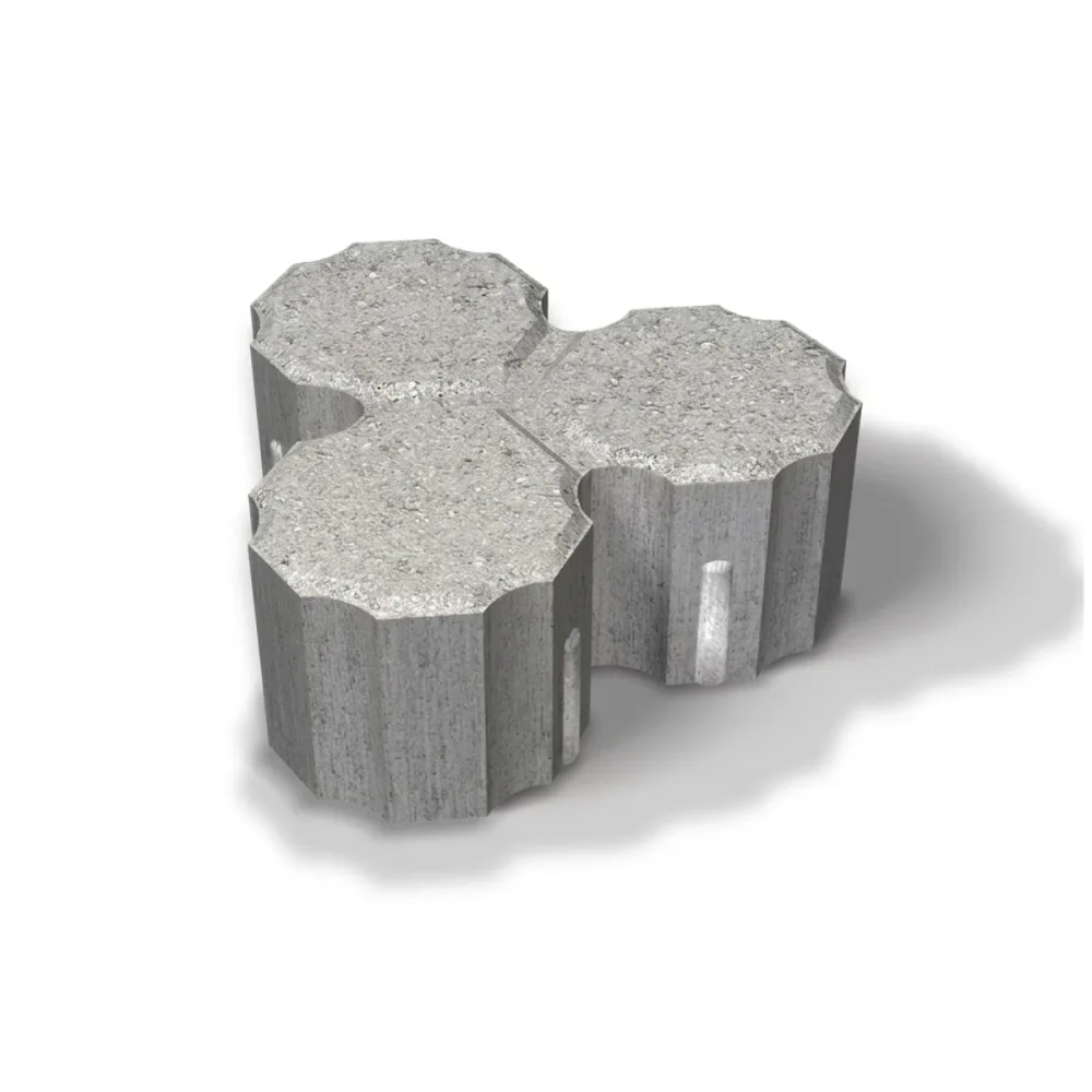 Benders Marksten Delta Drain Fasad Grå 80mm | Handla Online