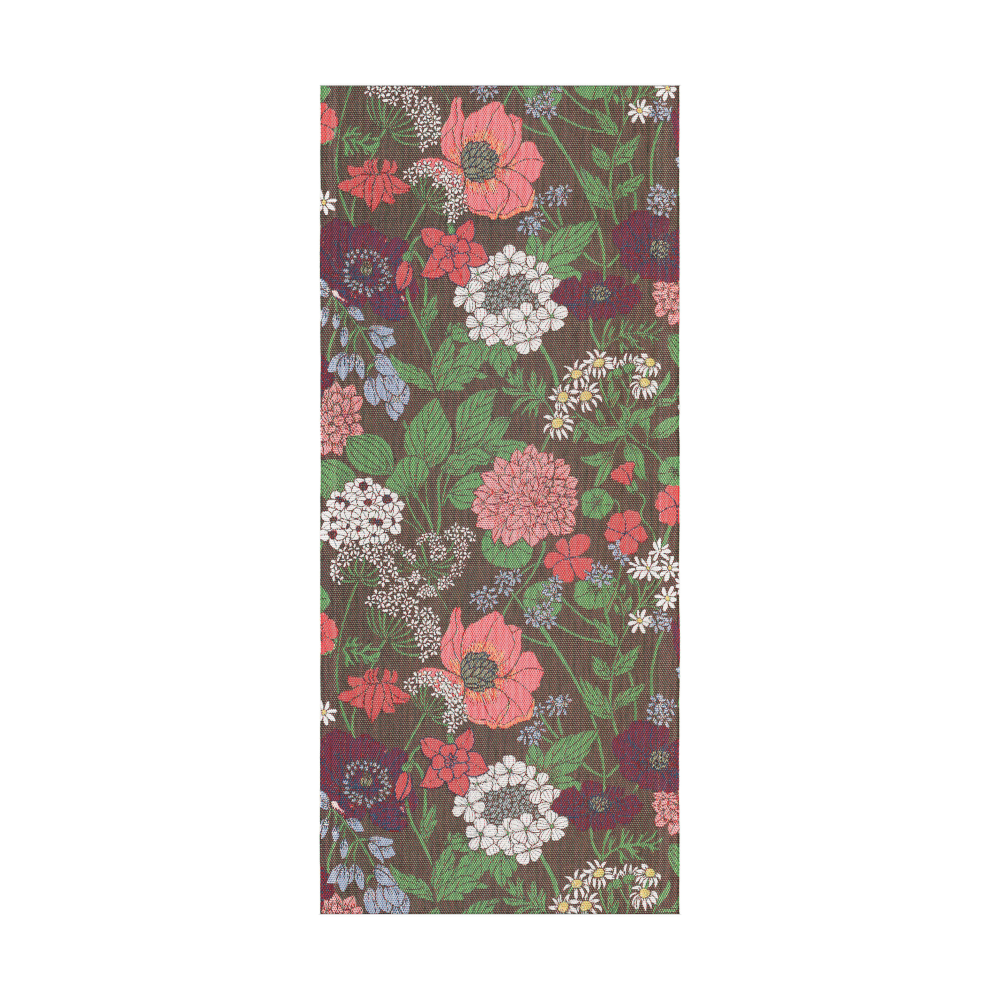Blomsterfång bordslöpare 35x80 cm, Multi