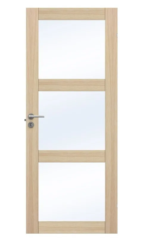 Swedoor Unique GW 03L Innerdörr vitpigmenterad ek 625x2040 mm - Bild 2