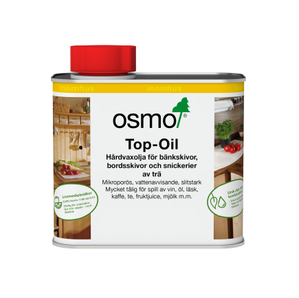 OSMO Hårdvaxolja Top-Oil 3037 Vit Sidematt - Provpåse