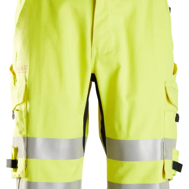 Snickers Workwear 6160-6600 Shorts varsel, gul 56
