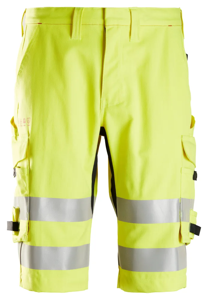 Snickers Workwear 6160-6600 Shorts varsel, gul 56