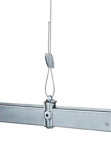 Gripple HF01-3 Vajerupphängning 15 kg, varmförzinkad 3 m x 1,5 mm, 10-pack - Bild 2